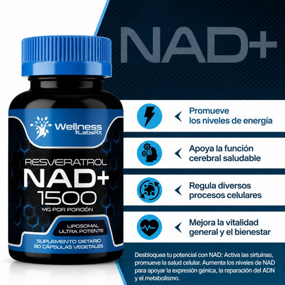 NAD (Nicotinamide Riboside) + Resveratrol