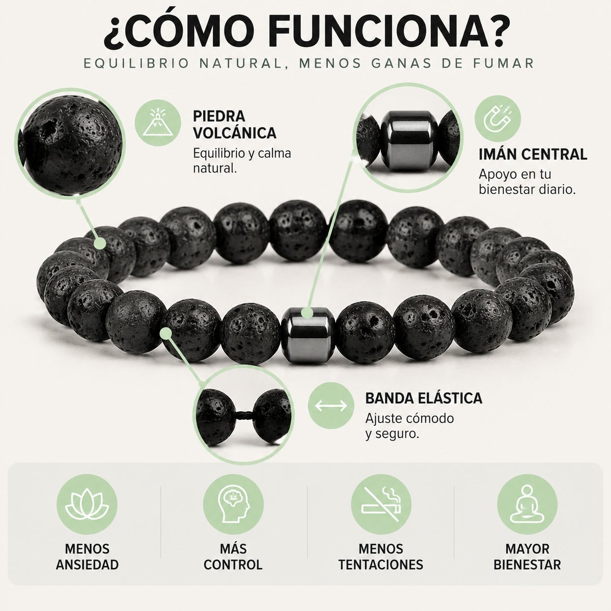 Pulsera antitabaco terapeutica